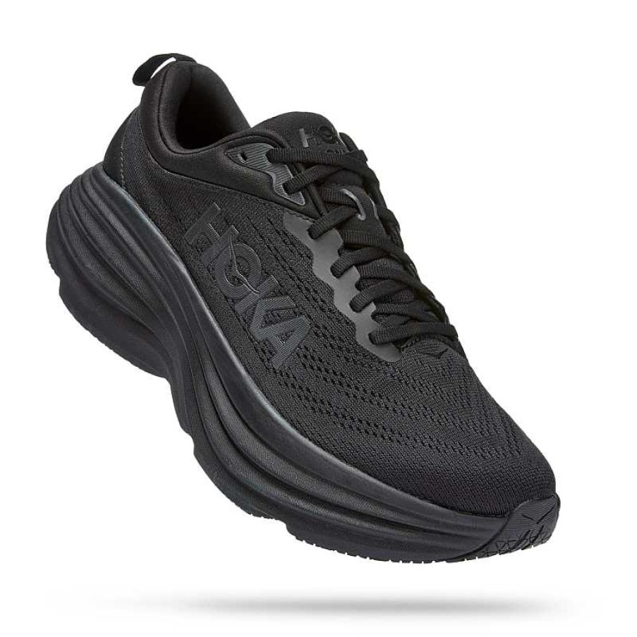 Men Hoka | Men'S Hoka Bondi 8 - Black/Black (Bblc)