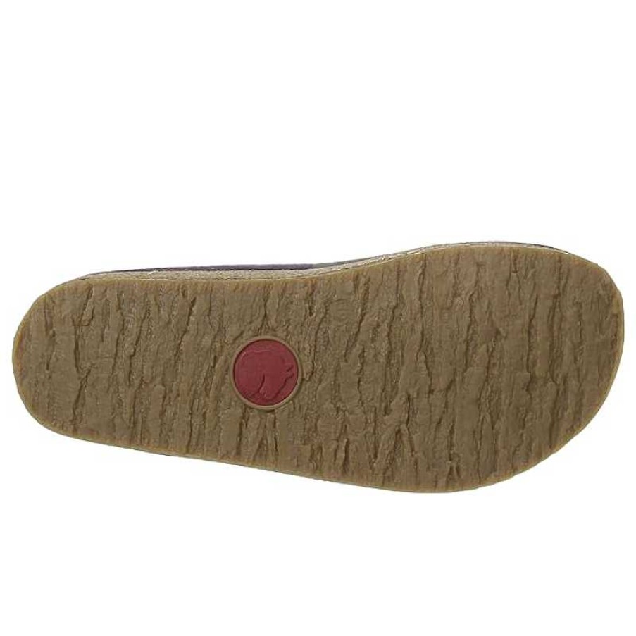 Women Haflinger | Women'S Haflinger Magic Slipper - Grey/Eggplant