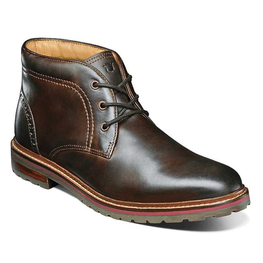 Men Florsheim | Men'S Florsheim Estabrook Chukka - Brown Crazy Horse