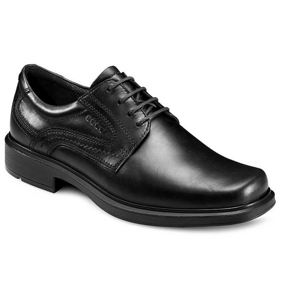 Men ECCO | Men'S Ecco Helsinki Plain Toe - Black