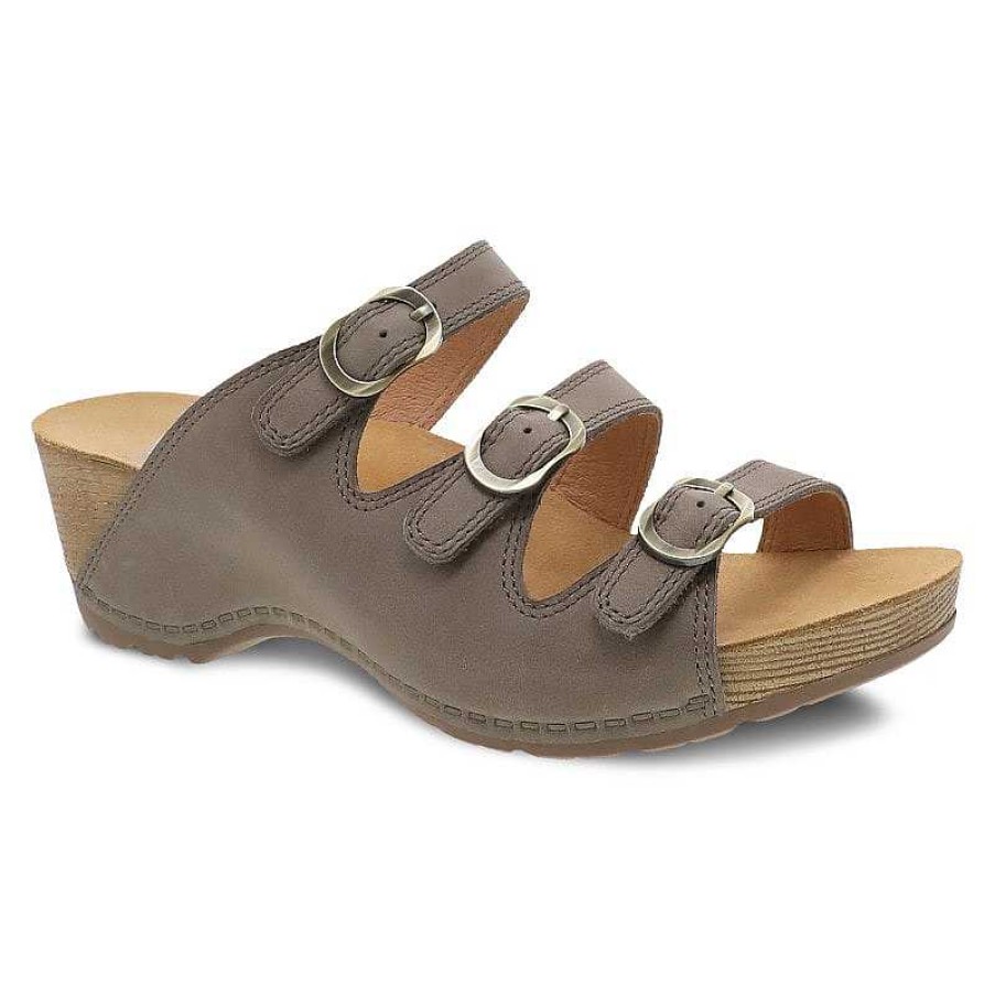 Women Dansko | Women'S Dansko Tarin - Taupe Burnished Nubuck