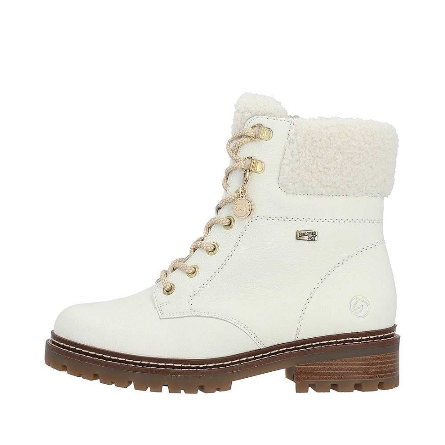 Women Remonte | Women'S Remonte Stefanie 74 Boot - Dirty White