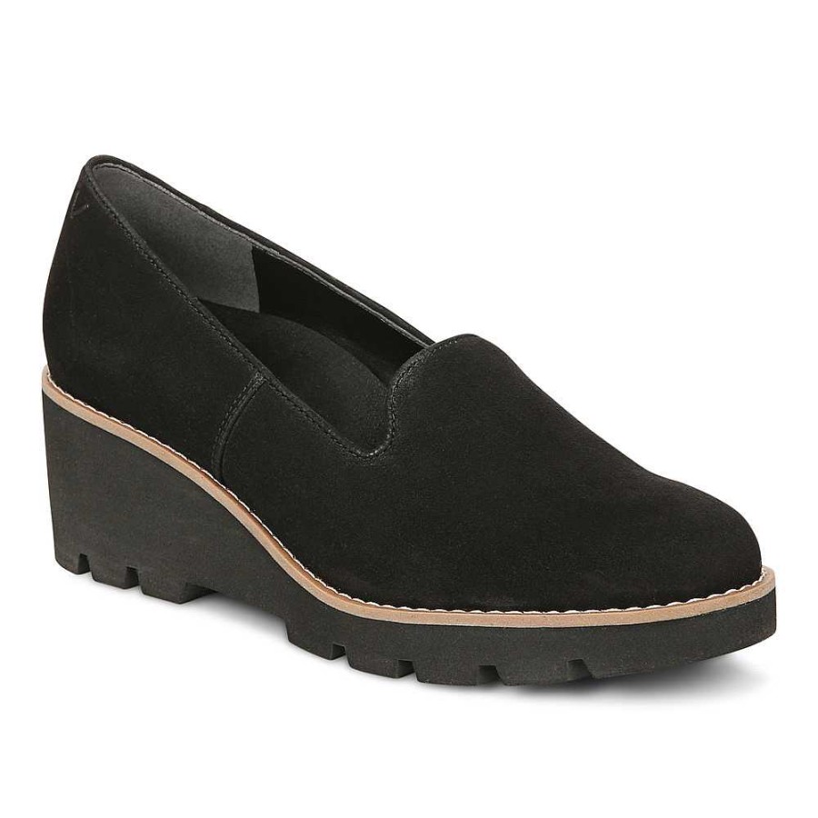 Women Vionic | Women'S Vionic Willa Wedge - Black