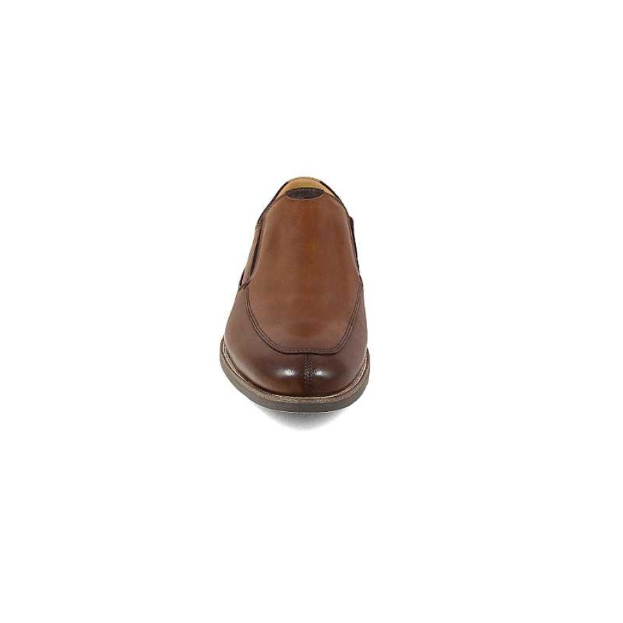 Men Florsheim | Men'S Florsheim Uptown Moc Toe Slip On - Cognac