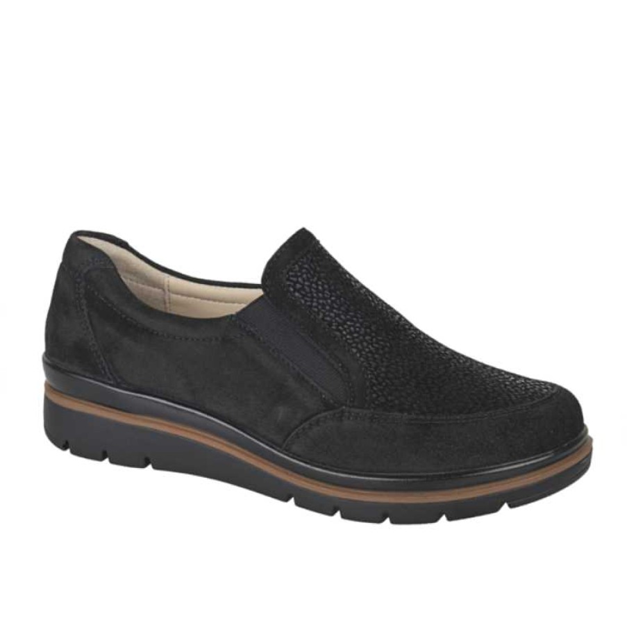 Women Fidelio | Women'S Fidelio Namir Multistretch Gallery - Black Nubuck - Uk Sizing