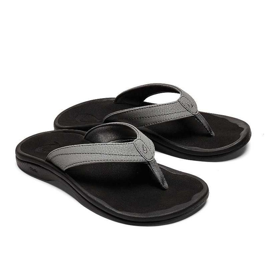 Women OluKai | Women'S Olukai 'Ohana Charcoal/Onyx