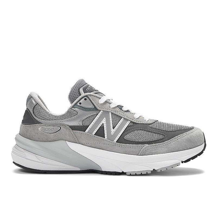 Men New Balance | Men'S New Balance 990V6 - Grey/Castlerock