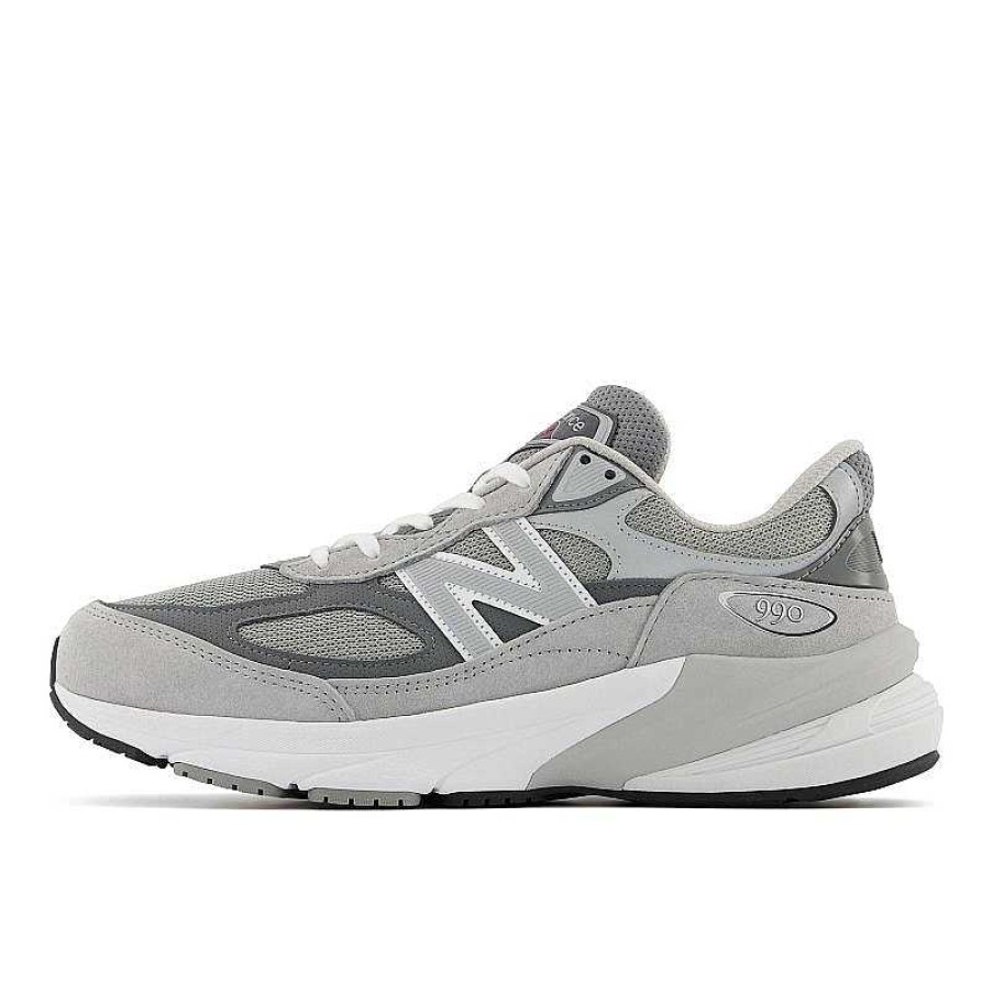 Men New Balance | Men'S New Balance 990V6 - Grey/Castlerock