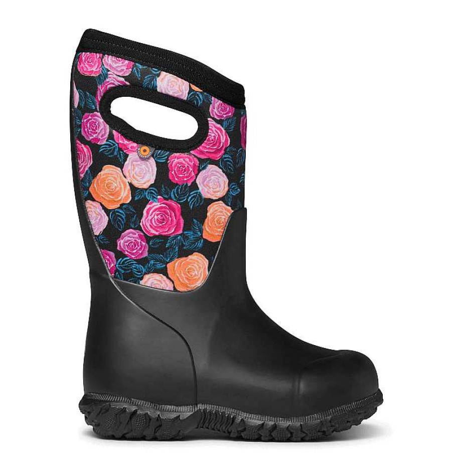 Kids Bogs | Kids' Bogs York Water Roses Size 11-3 Black Multi