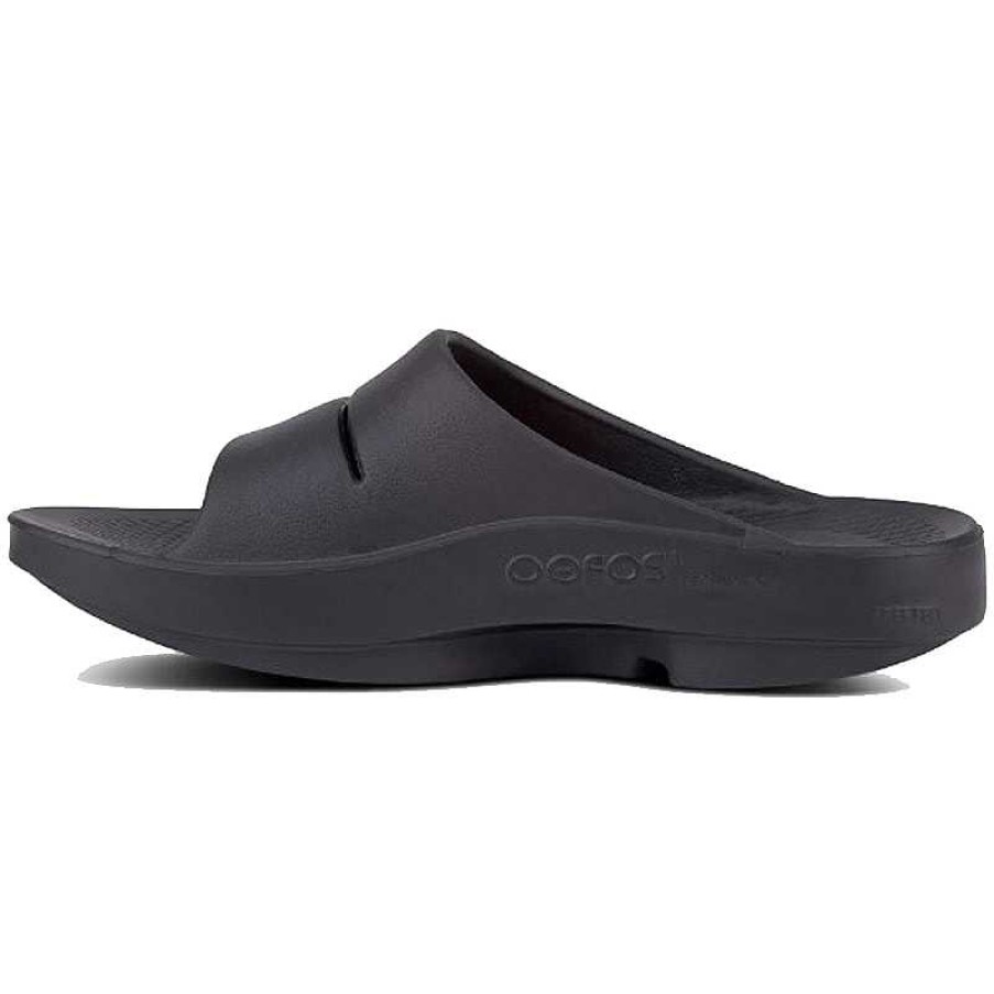 Men Oofos | Oofos Ooahh Slide - Black