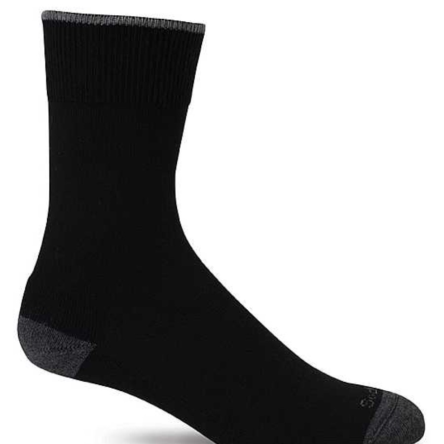 Accessories Sockwell | Women'S Sockwell Easy Does It Crew Socks - Black