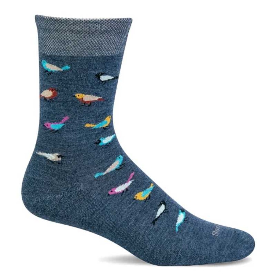 Accessories Sockwell | Women'S Sockwell Audubon - Denim