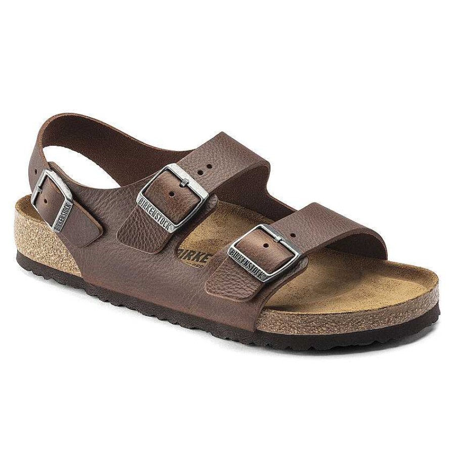 Men Birkenstock | Men'S Birkenstock Milano - Mx - Vintage Roast