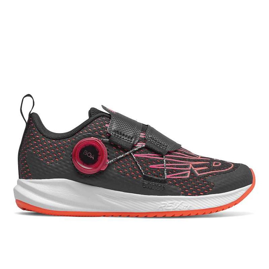 Kids New Balance | Kid'S New Balance Fuelcore Reveal Ptrvlbm3 Boa (Sizes 10.5-13.5) - Black With Dynomite|Pink Glo