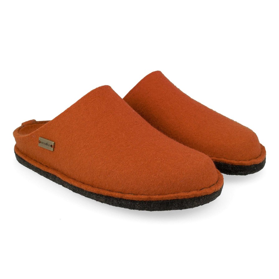 Women Haflinger | Women'S Haflinger Soft Slipper - Terra Cotta