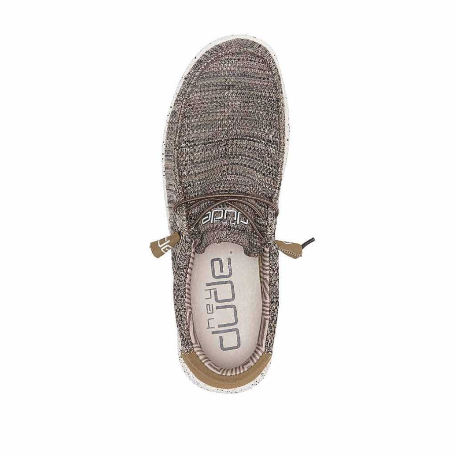 Men Hey Dude | Men'S Hey Dude Wally Sox - Brown