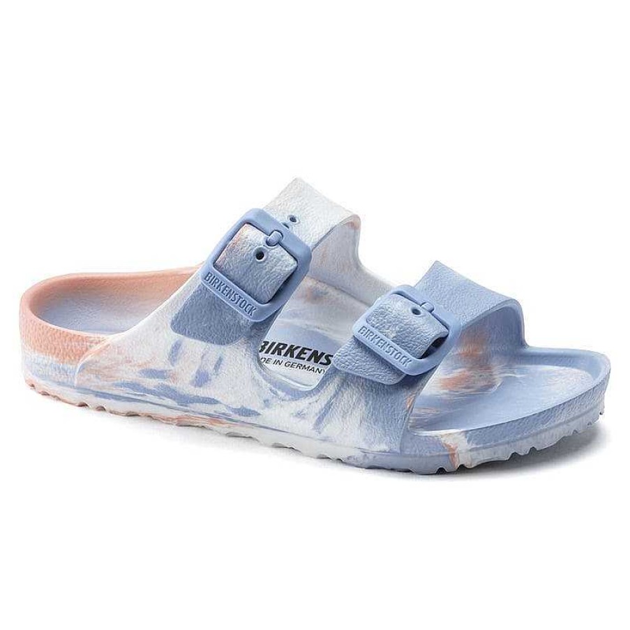 Kids Birkenstock | Kids' Birkenstock Arizona Eva (Sizes 12.5-3) - Multi Coral Peach