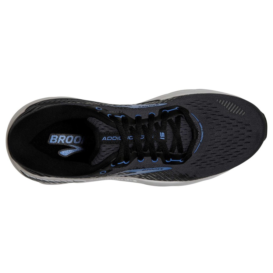 Men Brooks Running | Men'S Brooks Addiction Gts 15 - India Ink|Black|Blue