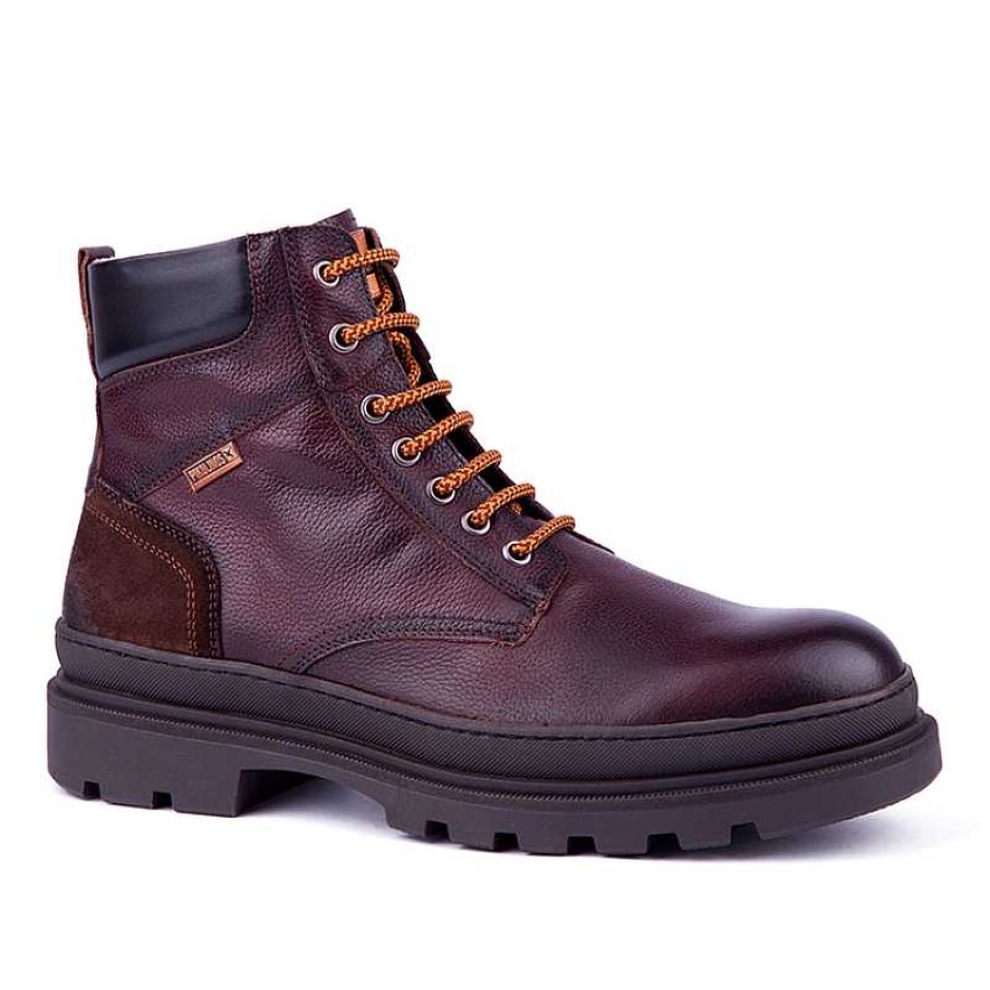 Men Pikolinos | Men'S Pikolinos Ourense Boot Caoba