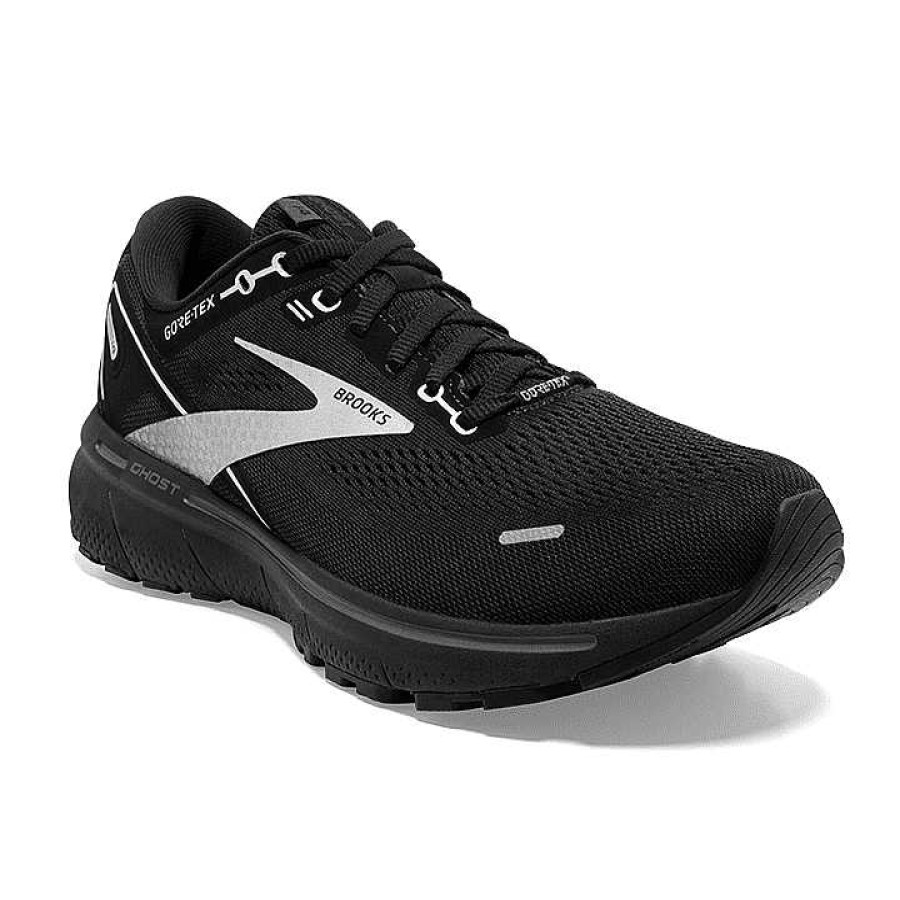 Men Brooks Running | Men'S Brooks Ghost 14 Gtx - Black Ebony (020)