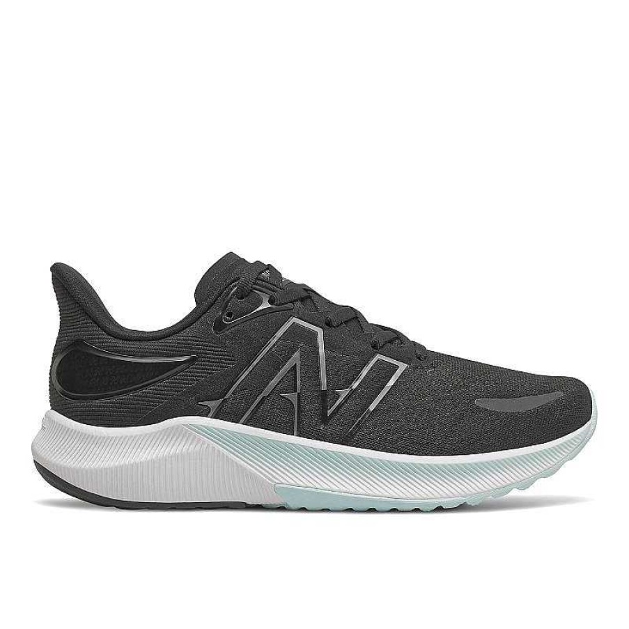 Women New Balance | Women'S New Balance Fuelcell Propel V3 - Black/Pale Blue Chill/White