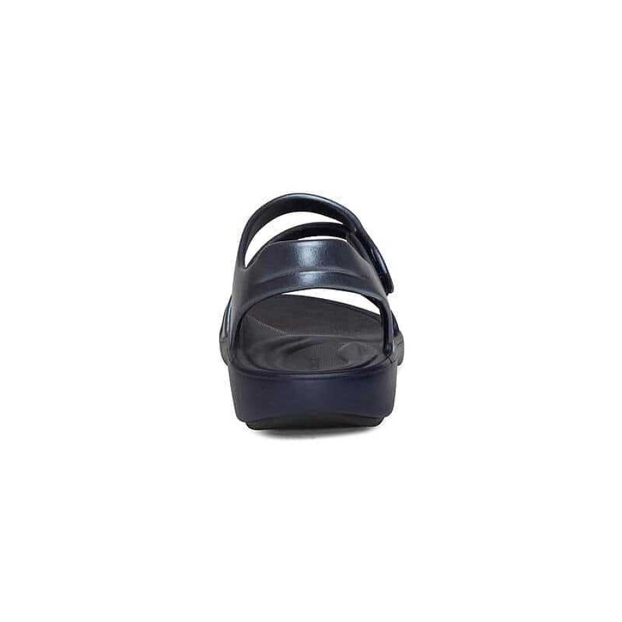 Women Aetrex | Women'S Aetrex Jillian Sport Sandal - Navy