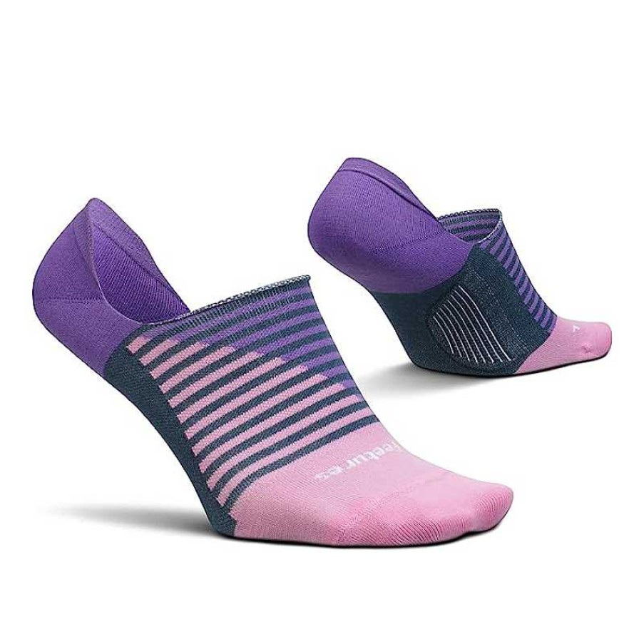 Accessories Feetures | Feetures Everyday Ultra Light Invisible Socks Manifest Purple