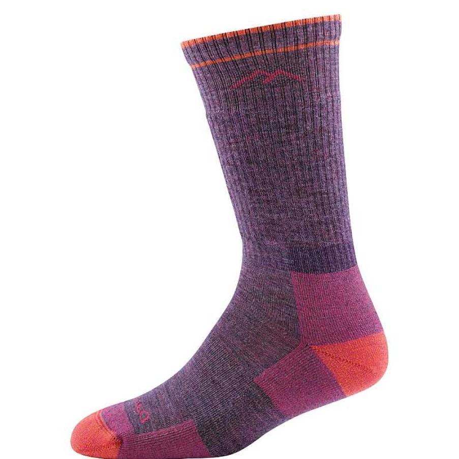 Accessories Darn Tough | Darn Tough Hiker Boot Full Cushion Midweight Hiking Socks - Plum Heather