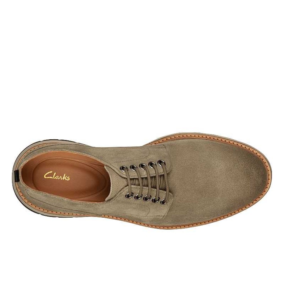 Men Clarks | Men'S Clarks Chantry Walk - Olive