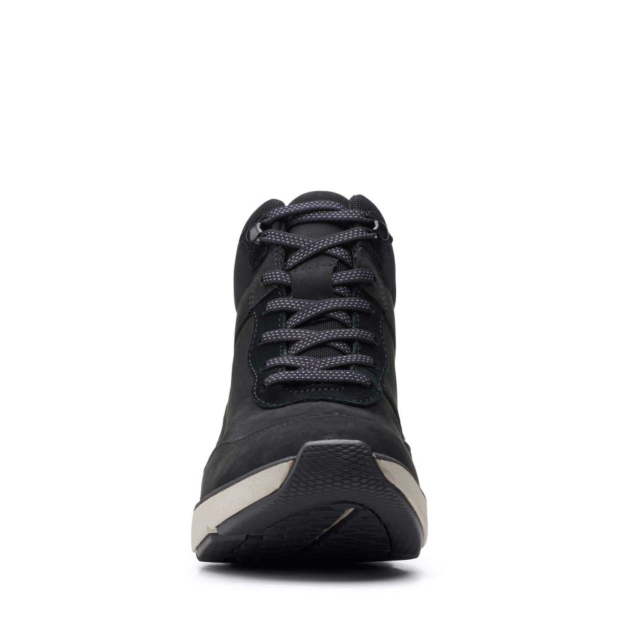 Women Clarks | Women'S Clarks Wave 2.0 Mid - Black