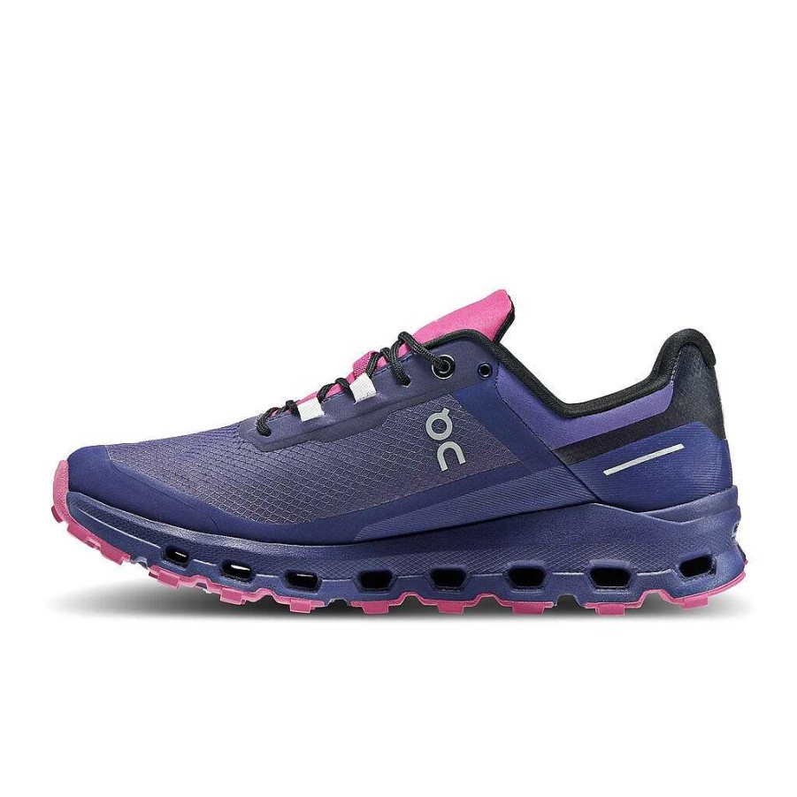 Women On Cloud | Women'S On Cloudvista Waterproof Trail Runner - Flint/Acai