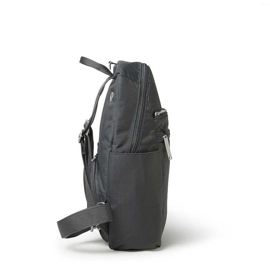 Accessories Baggallini | Baggallini Securtex Anti-Theft Vacation Backpack - Charcoal