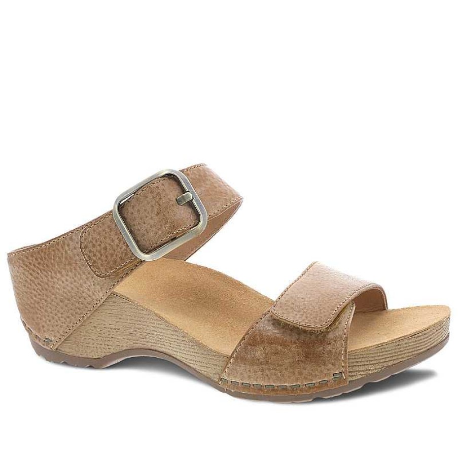 Women Dansko | Women'S Dansko Tanya - Tan Milled Burnished