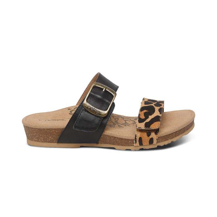 Women Aetrex | Women'S Aetrex Daisy - Leopard