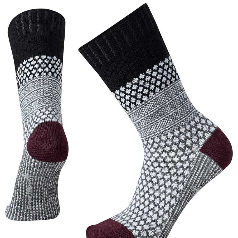 Accessories Smartwool | Smartwool Everyday Popcorn Cable Crew Socks - Black