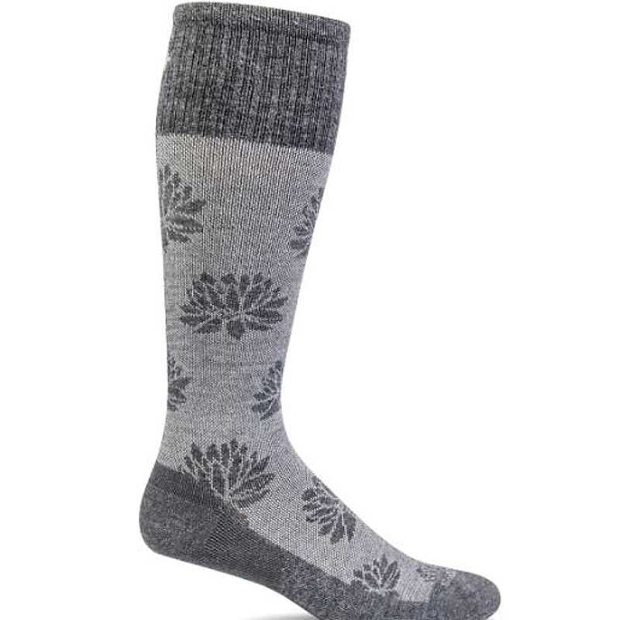 Accessories Sockwell | Women'S Sockwell Lotus Lift Firm Compession Socks - Charcoal