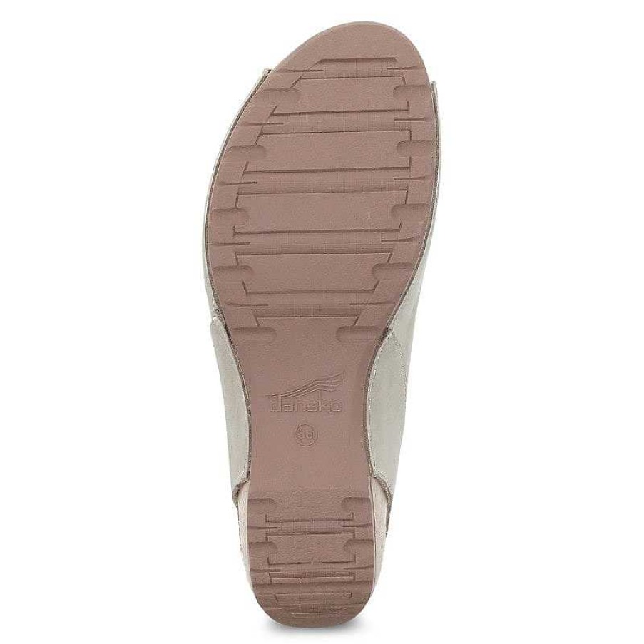 Women Dansko | Women'S Dansko Tiana - Khaki Burnished Nubuck