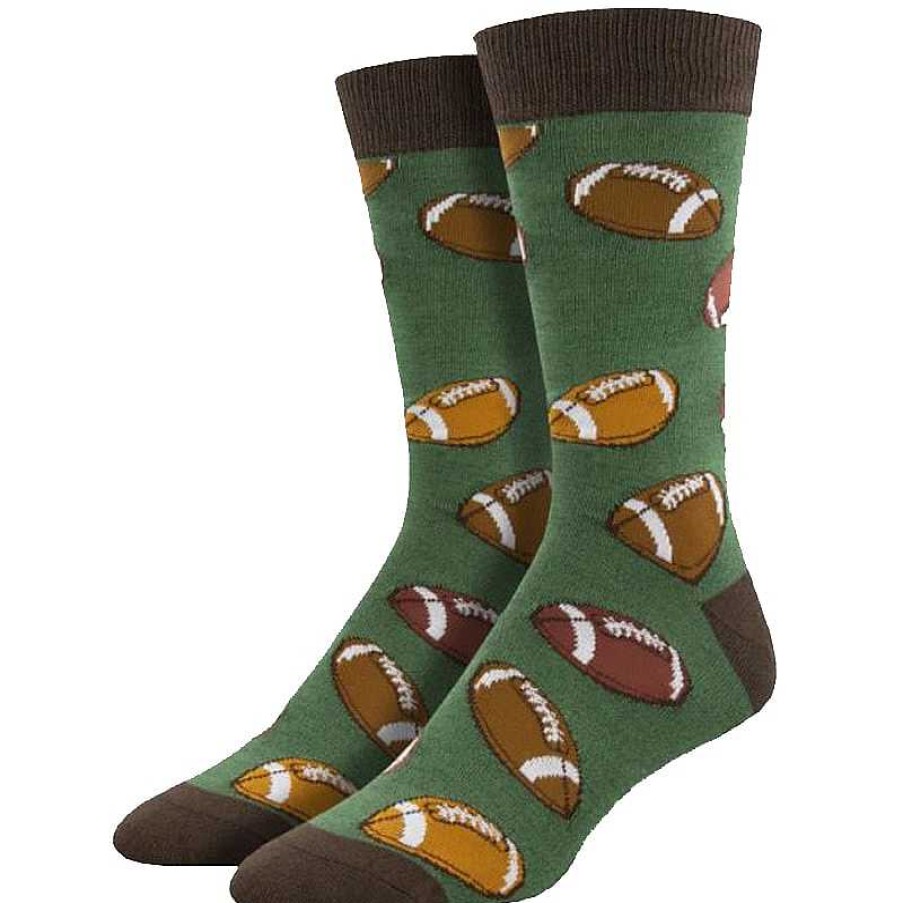 Accessories Socksmith | Socksmith Hut Hut Hike Crew Socks - Green Heather