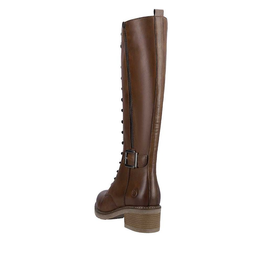 Women Remonte | Women'S Remonte Aida 74 Tall Boot - Chestnut