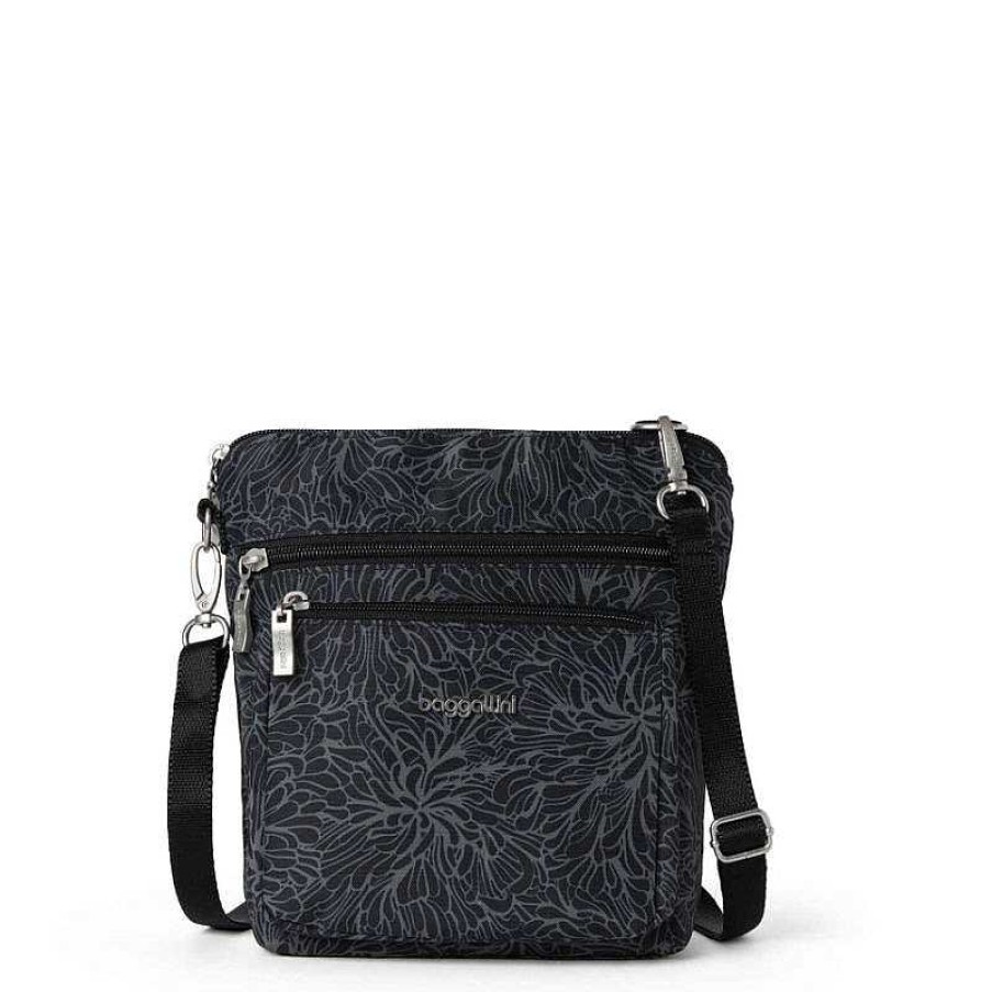 Accessories Baggallini | Baggallini Modern Pocket Crossbody Midnight Blossom