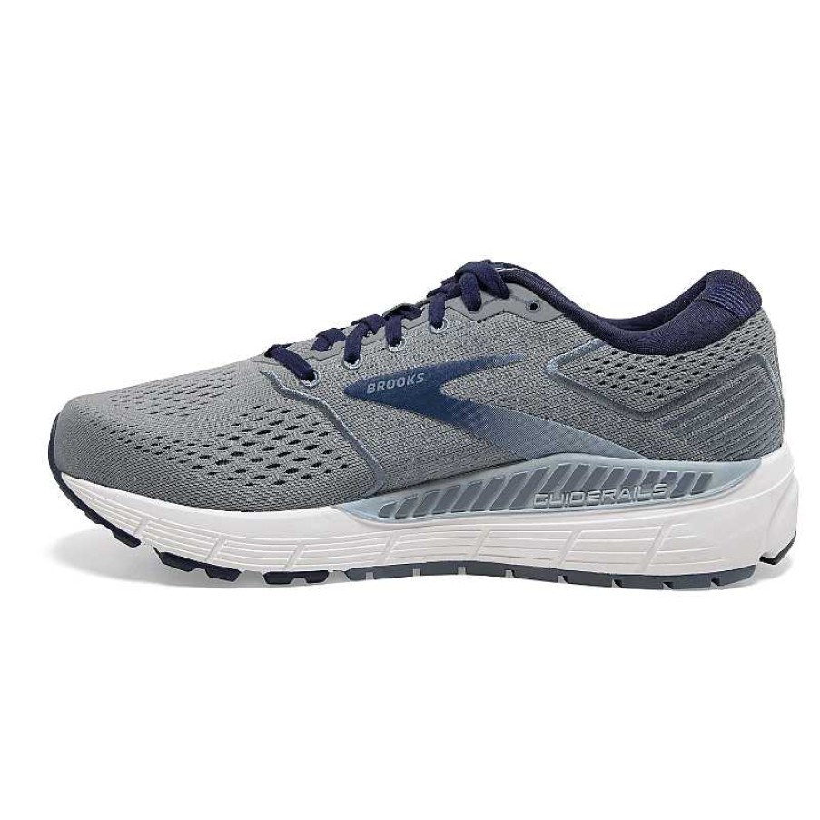 Men Brooks Running | Men'S Brooks Beast 20 - Blue/Grey/Peacoat (491)