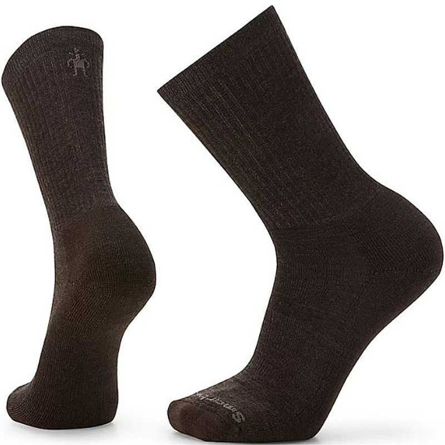 Accessories Smartwool | Smartwool Everyday Rib Crew Socks - Chestnut