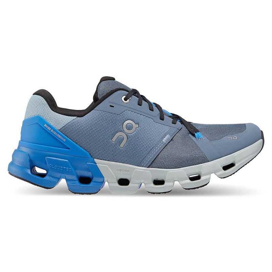 Men On Cloud | Men'S On Cloudflyer 4 - Metal/Lapis