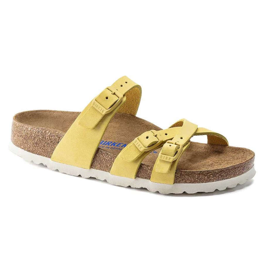 Women Birkenstock | Women'S Birkenstock Franca - Popcorn Nubuck