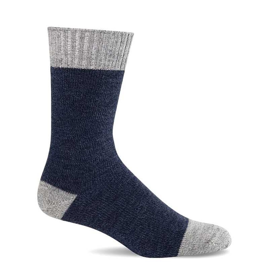 Accessories Sockwell | Sockwell Marl Mixer Crew Socks - Denim