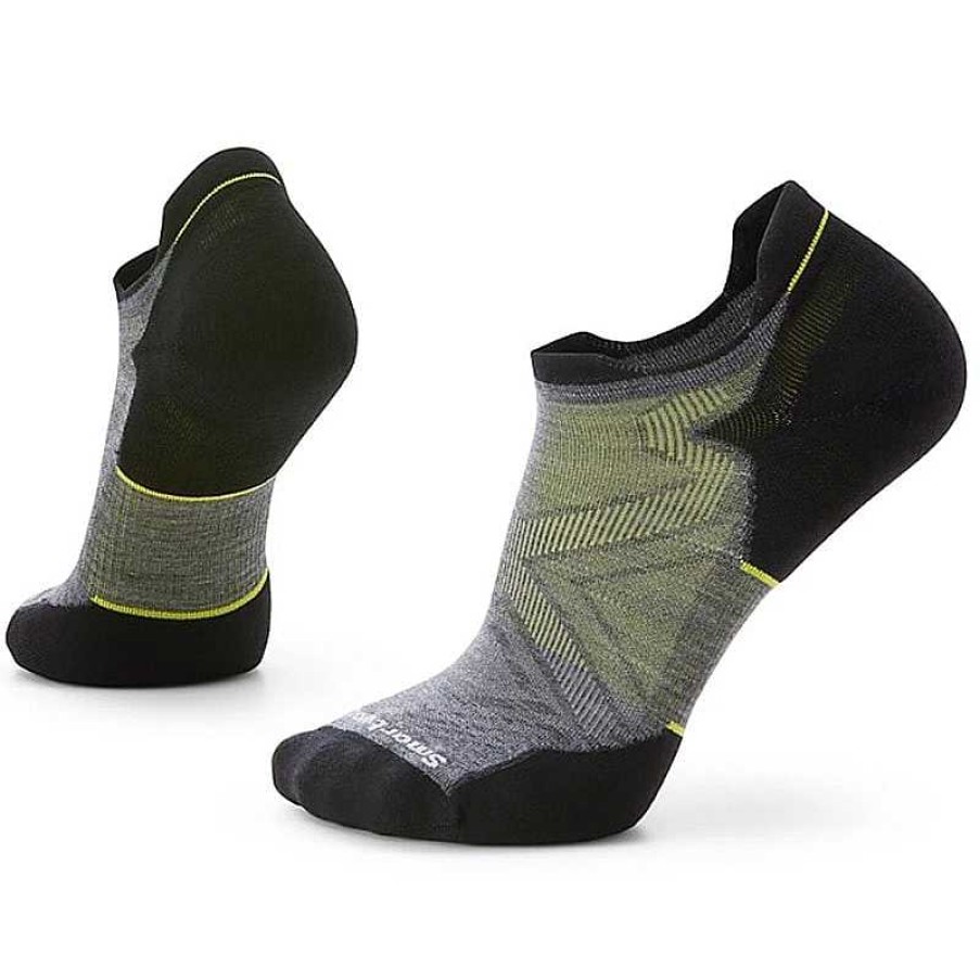 Accessories Smartwool | Smartwool Run Targeted Cushion Low Ankle Socks - Medium Gray