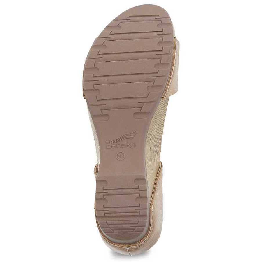 Women Dansko | Women'S Dansko Tanya - Tan Milled Burnished