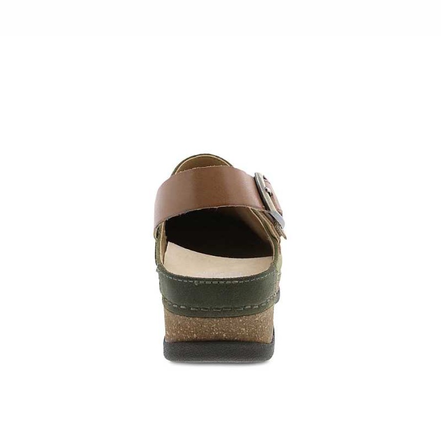 Women Dansko | Women'S Dansko Merrin Olive Burnished Suede