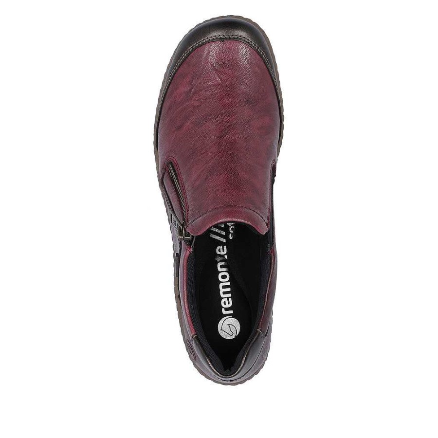 Women Remonte | Women'S Remonte Liv 28 - Antik/Chianti/Burgundy - Euro Sizing