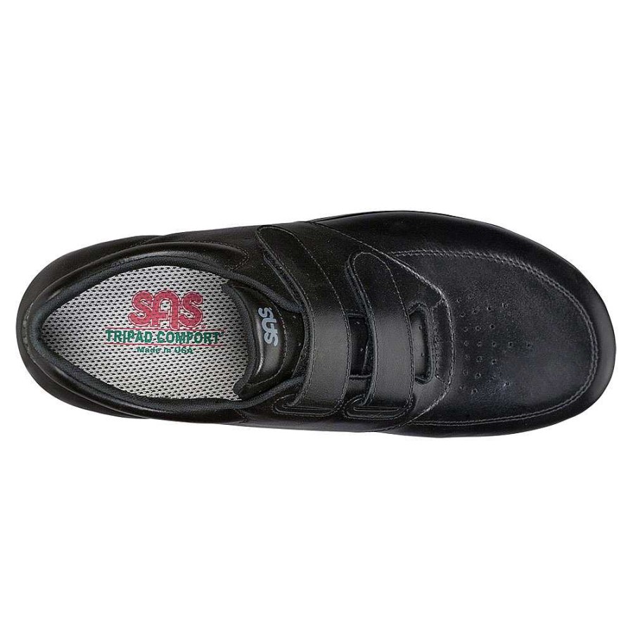 Men SAS | Men'S Sas Vto Velcro - Black